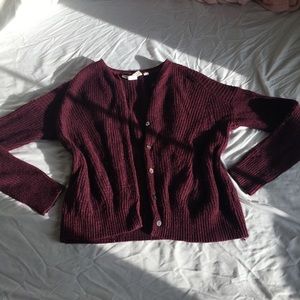 Burgundy H&M sweater